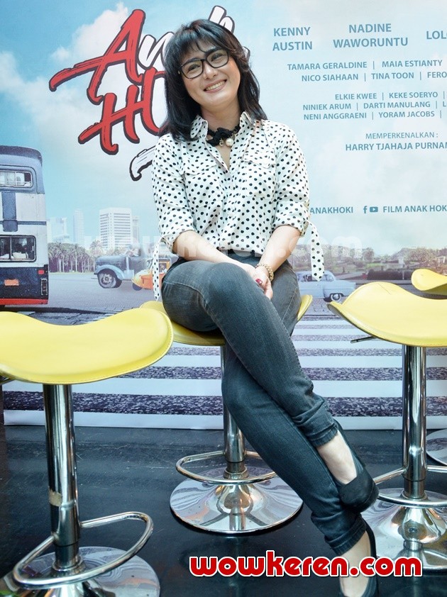 Gambar Foto Tamara Geraldine di Konferensi Pers Film 'Anak HOKi'