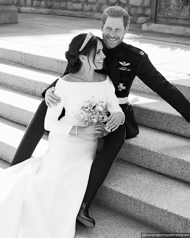 Gambar Foto Resmi menikah, Pangeran Harry tak lupa mengucapkan terima kasih kepada semua pihak yang mendukung