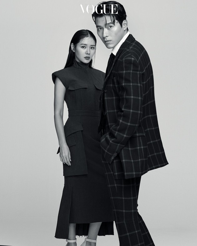 Foto Hyun Bin dan Son Ye Jin di Majalah Vogue Edisi Agustus 2018