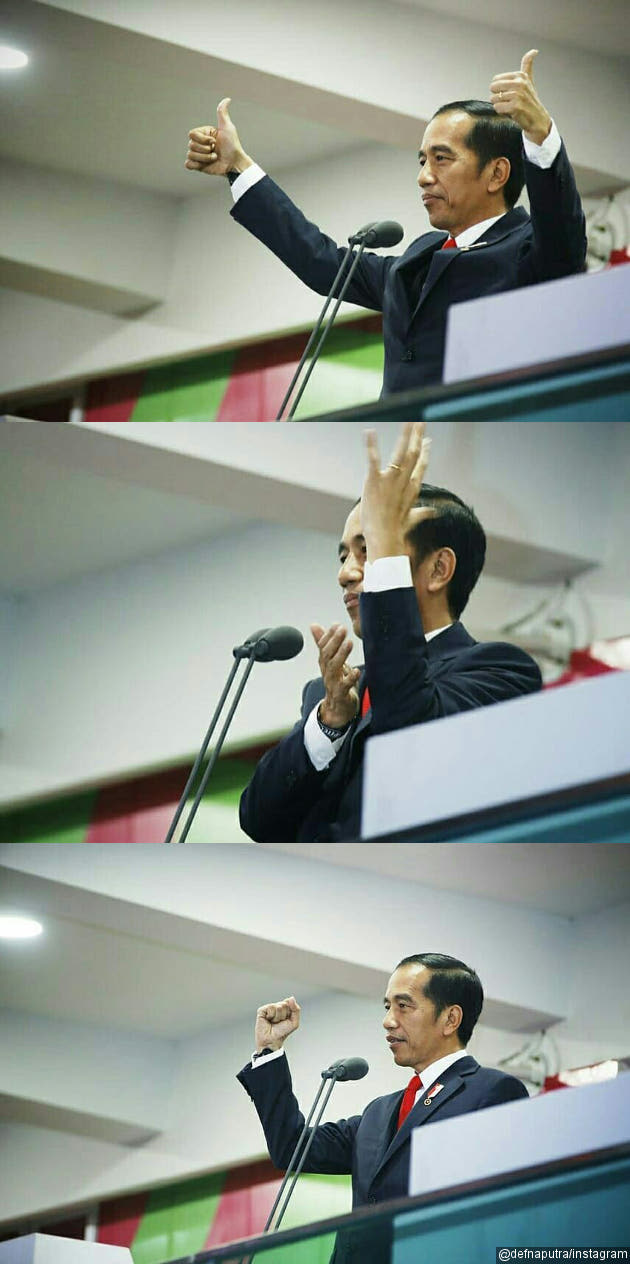 Gambar Foto Pidato Presiden Jokowi tentang Asian Para Games 2018 Resmi Dibuka