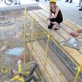 Kecelakaan pada sebuah gedung karya Julian Beever