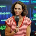 Samantha Stosur diwawancarai wartawan media Eurosport