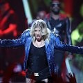 Penampilan Fergie di atas panggung