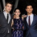 Robert Pattinson, Kristen Stewart dan Taylor Lautner di Premier Twilight Saga Breaking Dawn - Part 1