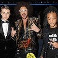 Justin Bieber, RedFoo (LMFAO) dan Jaden Smith