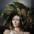 Dedaunan Sebagai Konsep Tata Rambut Korea 2012