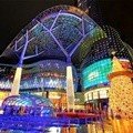 Dekorasi Natal Indah Dari Cahaya Lampu di Singapura