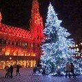 Dekorasi Natal Indah Dari Lampu di Brussel, Belgia