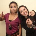 Tantri dan Chua Saat Gladi Resik Konser 'Dekade Trans Untuk Indonesia'