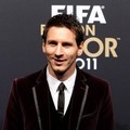 Lionel Messi di Red Carpet FIFA Ballon d'Or Award 2011