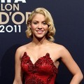 Shakira di Red Carpet FIFA Ballon d'Or Award 2011