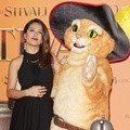 Salma Hayek Menghadiri Premier Film 'Puss in Boots' di Roma