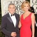 George Clooney dan Stacy Keibler di Red Carpet Golden Globes 2012