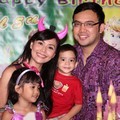 Tessa Kaunang dan Sandy Tumiwa di Perayaan Ulang Tahun Asha