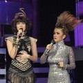 Luna Maya dan Julia Perez di Infotainment Awards SCTV 2012