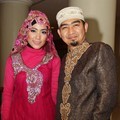 Ustadz Solmed dan April Jasmine di Resepsi Pernikahan Ussy dan Andhika