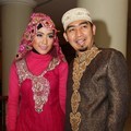 Ustadz Solmed dan April Jasmine di Resepsi Pernikahan Ussy dan Andhika