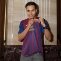 Darius Sinathrya di Launching Akademi Sepakbola FCB Escola Indonesia
