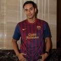Darius Sinathrya di Launching Akademi Sepakbola FCB Escola Indonesia
