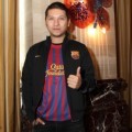 Gading Marten di Launching Akademi Sepakbola FCB Escola Indonesia