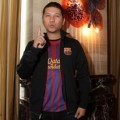 Gading Marten di Launching Akademi Sepakbola FCB Escola Indonesia