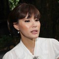 Olga Lydia di Syukuran Produksi 'Rectoverso'