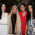 Cathy Sharon, Rachel Maryam, Happy Salma dan Marcella Zalianty di Syukuran Produksi 'Rectoverso'