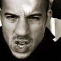 Vin Diesel Pemotretan Berkonsep Hitam Putih