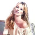 Pose Kate Moss untuk Liu Jo Fashion