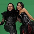 Piyu Padi dan Inna Kamarie di Proses Syuting Video Klip 'Firasatku'