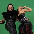 Piyu Padi dan Inna Kamarie di Proses Syuting Video Klip 'Firasatku'