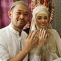 Rachel Maryam dan Edo Saat Akad Nikah