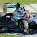 Michael Schumacher di Sirkuit Albert Park GP F1 2012