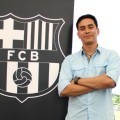Darius Sinathrya di Peletakan Batu Pertama FCB Escola