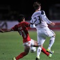 Andik Vermansyah dan David Beckham Saat Pertandingan Persahabatan dengan LA Galaxy