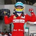 Fernando Alonso dalam balutan seragam Ferrari di GP F1 Malaysia