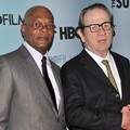Samuel L. Jackson dan Tommy Lee Jones Menghadiri Screening of 'Sunset Limited'