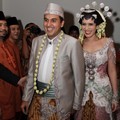 Carissa Putri dan Navies bin Abdullah di Jumpa Pers Usai Akad Nikah