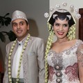 Carissa Putri dan Navies bin Abdullah di Jumpa Pers Usai Akad Nikah