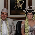 Carissa Putri dan Navies bin Abdullah di Jumpa Pers Usai Akad Nikah