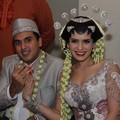 Carissa Putri dan Navies bin Abdullah di Jumpa Pers Usai Akad Nikah