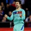 Gerard Pique di La Liga Match