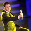 Michael Buble Perform di 'Il Piu Grande Spettacolo Dopo Il Weekend'