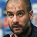 Pep Guardiola di News Conference Champions League