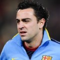 Xavi Hernandez di La Liga Match FC Barcelona and Granada CF