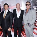 Sylvester Stallone, Bruce Willis dan Mickey Rourke di Premiere 'The Expendables'