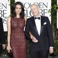 Bruce Willis dan Emma Heming di Golden Globes 2012