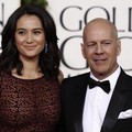 Bruce Willis dan Emma Heming di Golden Globes 2012