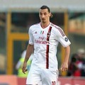 Zlatan Ibrahimovic Saat Bertanding Melawan Catania di Liga Seri A