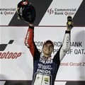 Jorge Lorenzo Merayakan Kemenangan di MotoGP Qatar